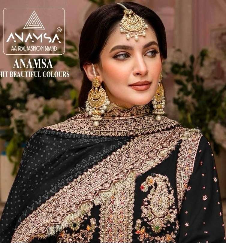 D No-263 Semi Stitched Anamsa